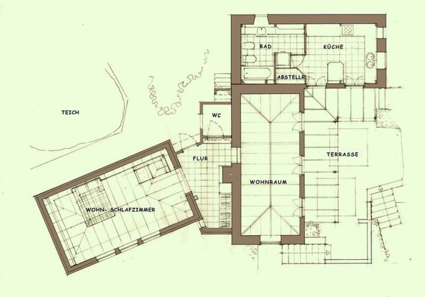 Grundriss EG Haupthaus